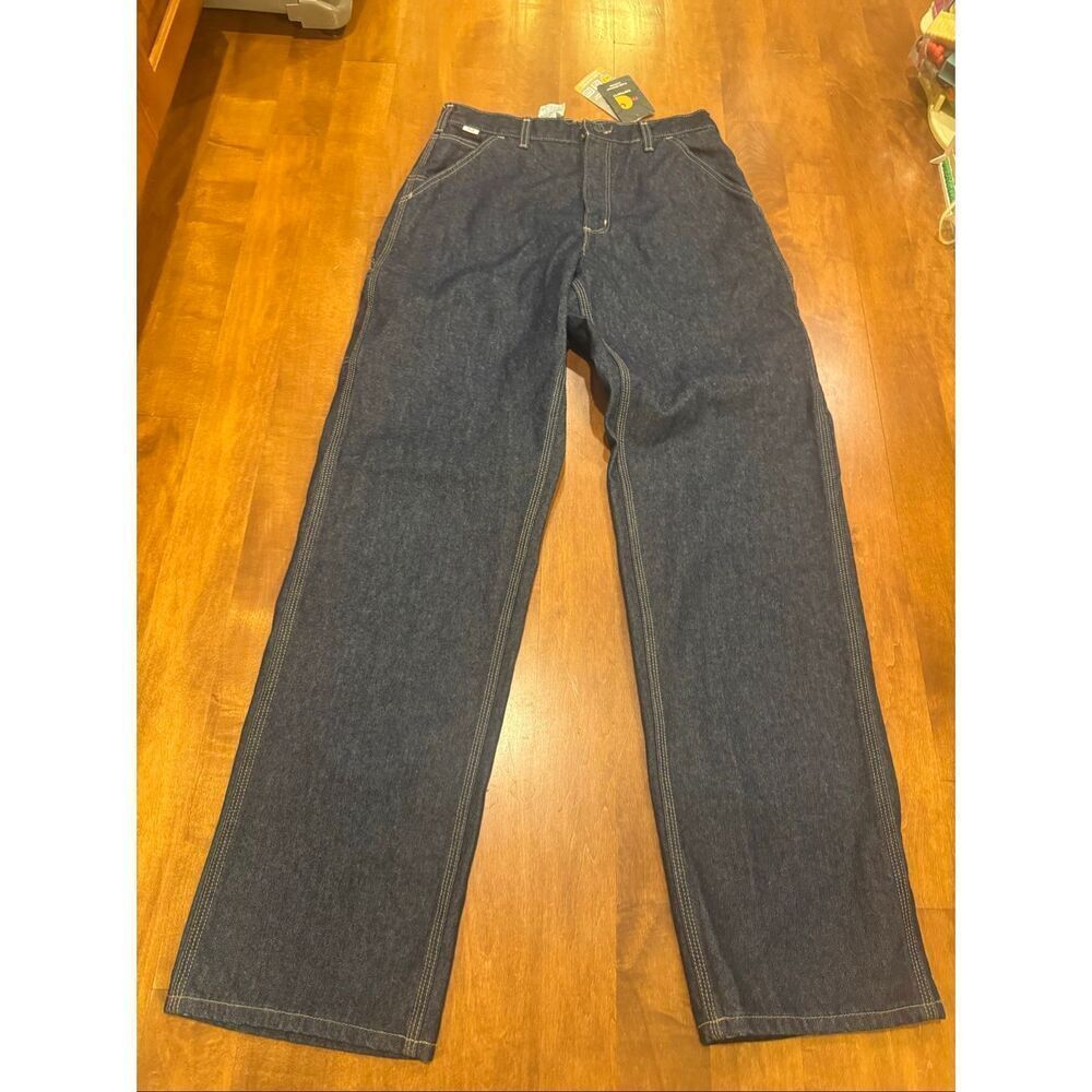 Carhartt FR Flame Resistant Denim Dungaree Jeans 32x34 NWT NFPA 2112 70E Work